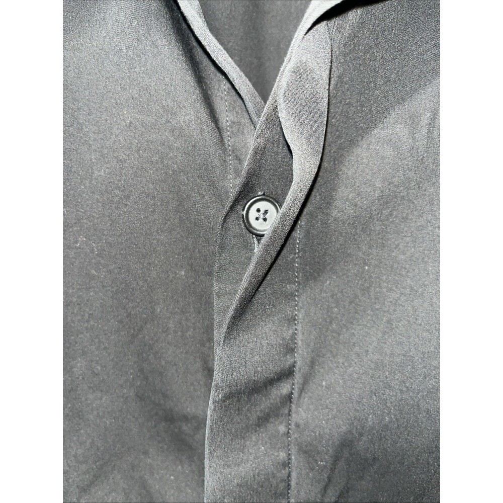 GIVENCHY x TIFFANY & CO MEN black COTTON Placket Front SHIRT Size 45 / XXL - Picture 5 of 10